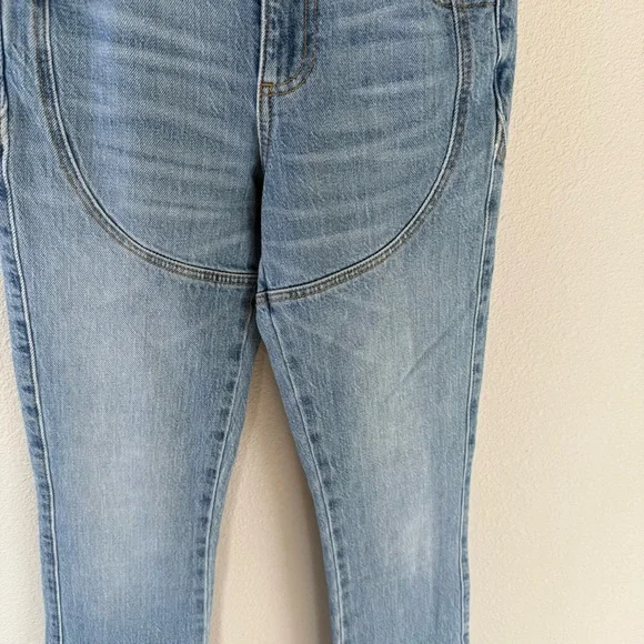 Understated Leather Western Stretch Jeans Cowboy Tears Blue Denim Women’s 24 - Picture 5 of 13